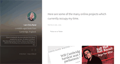Desktop Screenshot of chrisrand.com