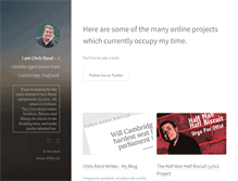 Tablet Screenshot of chrisrand.com